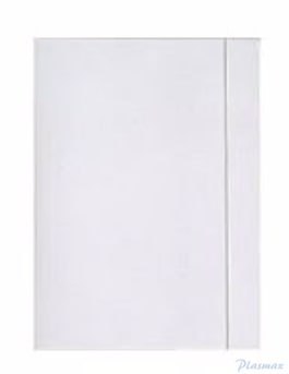 Teczka z gumką A3 biała INTERDRUK