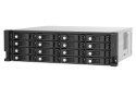 Qnap TL-R1620Sep-RP Expansion. 3U rackmount, 16x SAS 2.5"/3.5" SAS/SATA, 4 x SFF-8644 Mini-SAS HD ports, redundant PSU, without 