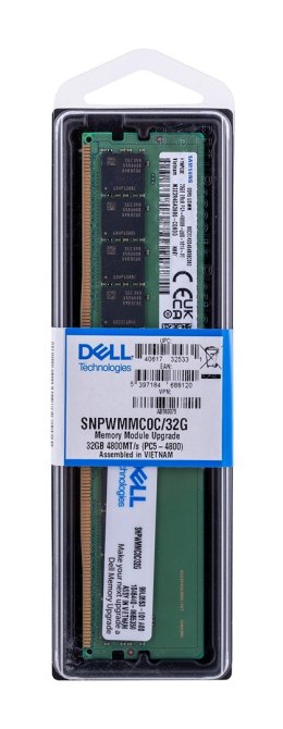 Dell Memory Upgrade - 32GB - 2RX8 DDR5 U-DIMM 4800M