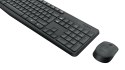 Zestaw klawiatura + mysz membranowa Logitech MK235 920-007931 (USB 3.0; kolor szary; optyczna)