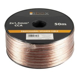 LIBOX KABEL GŁOŚNIKOWY LB0008-50 2X1,5MM (50M)