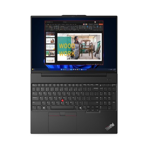 Lenovo ThinkPad E16 G2 Ultra 7 155H 16.0"WUXGA IPS 300nits AG 16GB DDR5 SSD512 Intel Arc W11Pro Graphite Black 3Y OnSite