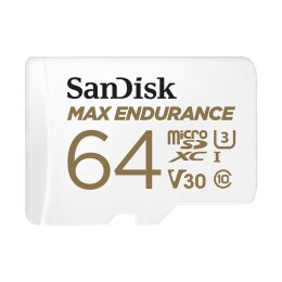 KARTA SANDISK MAX ENDURANCE microSDXC 64GB z adapterem