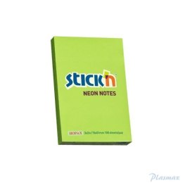 Bloczek STICKN 76x51mm zielony neon 100k 21163 STICKN