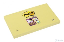 Bloczek samoprzylepny POST-IT_ Super Sticky (655-12SSCY-EU), 127x76mm, 1x90 kart., żółty