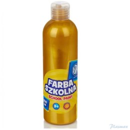 Farba szkolna Astra 250 ml - metaliczna złota, 301217033