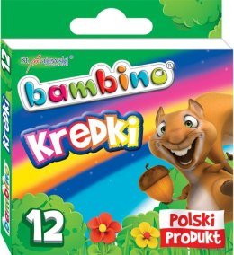 Kredki BAMBINO 12kolorów w pudełku kartonowym St.Majewski