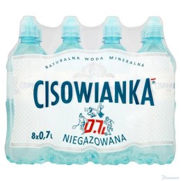 Woda CISOWIANKA 0.7l niegazowana SPORT zgrzewka 8 szt.