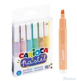 Zakreślacz pastelowy CARIOCA 6 kolorów 160-2224