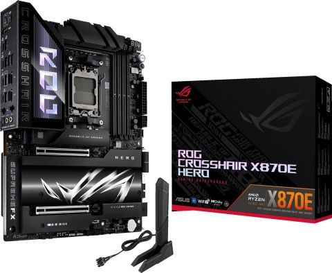 ASUS ROG CROSSHAIR X870E HERO AMD X870E Gniazdo AM5 ATX