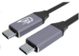 Gembird CCBP-USB4-CMCM240-1.5M Kabel USB 4 typu C Power Delivery (PD) do ładowania i transmisji danych, 40 Gb/s, 240 W, 1.5m