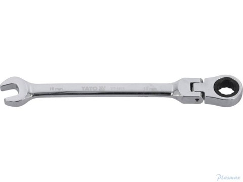 Klucz płasko-oczkowy z grzechotką 10mm