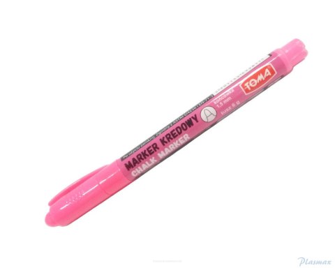 Marker kredowy, końcówka okrągła 1,5mm, 6g tuszu różowy TO-293 Toma