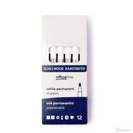 Marker permanentny biały 3313 2mm KOH I NOOR 773313/7KS