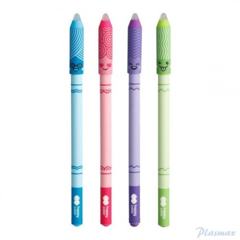 Długopis wymazywalny LOL, 0,5 mm, niebieski, Happy Color