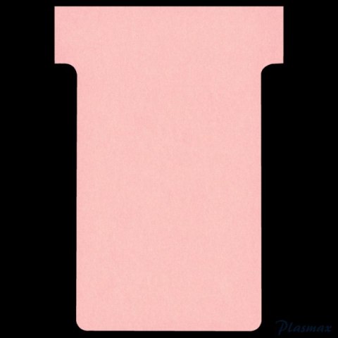 Karteczki T-Card Nobo, rozmiar 2, różowe 100 szt. 2002008