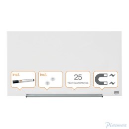 Szklana tablica Nobo Impression Pro 680x380mm, lśniąca biel 1905175