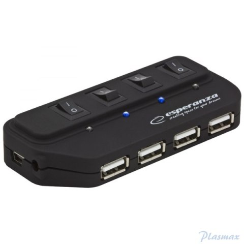 USB 2.0 HUB 4 PORTY EA127 ESPERANZA