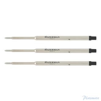 Wkłady do długopisów standard czarne (M) 2139453 opakowanie 12szt. Waterman