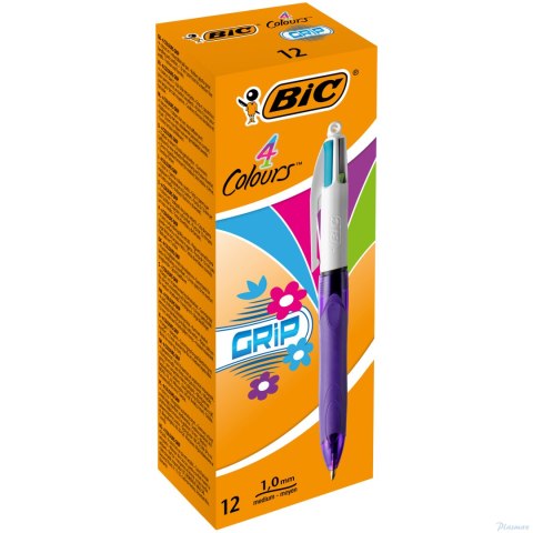 Długopis BIC 4 Colours Grip mix FUN, 8922901
