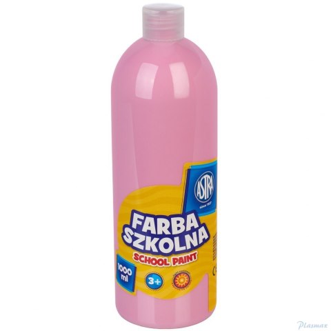 Farba szkolna Astra 1000 ml - różowa jasna, 301217061