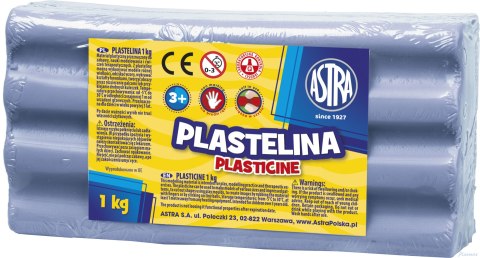 Plastelina Astra 1 kg błękitna, 303111014