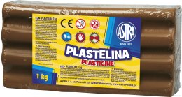 Plastelina Astra 1 kg brązowa, 303111022