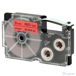 Taśma do drukarek XR 9RD1 9mmx8m czerwona/czarny nadruk CASIO