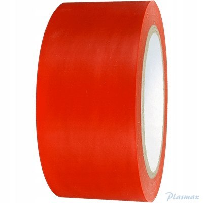 Taśma_oznaczeniowa czerwona podłogowa 50mmx33m Taśma_oznaczeniowa czerwona podłogowa 50mmx33m