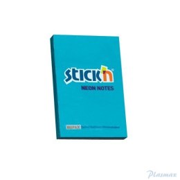 Bloczek STICKN 76x51mm niebieski neon 100k 21207 STICKN