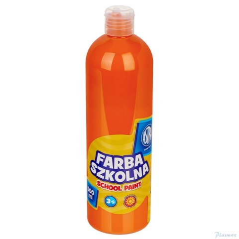 Farba szkolna Astra 500 ml - pomarańczowa, 301112007