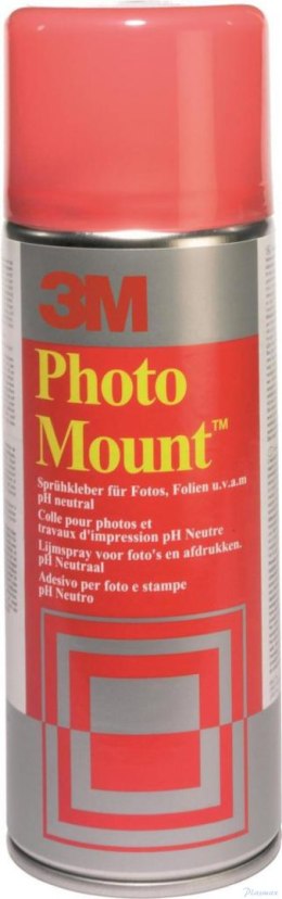 Klej w sprayu 3M Photomount (UK9479/10), do papieru fotograficznego, 400ml