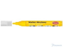 Marker akrylowy, fibrowa końcówka okrągła 2-5mm, żółty TO-402 Toma