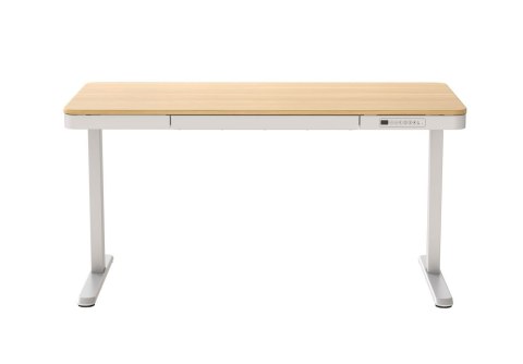 Biurko ACTIVEJET z elektryczną regulacją wysokości 140x70 ET119W-C biały/dąb