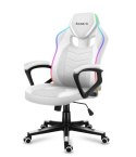 Fotel gamingowy Huzaro Force 2.5 RGB WHITE MESH