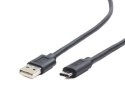 Kabel GEMBIRD CCP-USB2-AMCM-1M (USB 2.0 M - USB typu C M; 1m; kolor czarny)