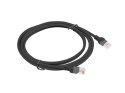 Patchcord UTP Lanberg PCU5-10CC-0200-BK (RJ45 - RJ45 ; 2m; UTP; kat. 5e; kolor czarny)