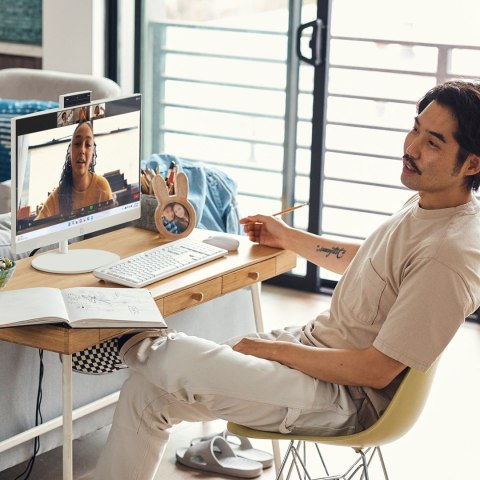 HP AiO 24-cr0312nw Ryzen 5 7520 23.8" FHD IPS 250nits AG 16GB DDR5 SSD512 Radeon 610M Cam720p kB+Mouse Win11 Shell White 2Y