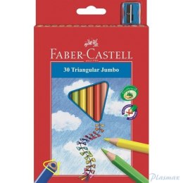 Kredki trójkątne FABER-CASTELL Junior Grip 30 kolorów 116530 FC