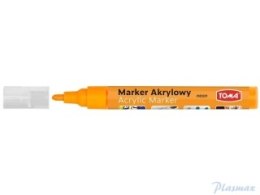 Marker akrylowy, fibrowa końcówka okrągła 2-5mm, pomarańczowy metalic TO-402 Toma