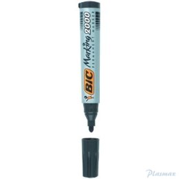 Marker permanentny BIC 2000 Ecolutions czarny okrągła końcówka, 8209153