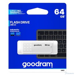 Pamięć USB GOODRAM 64GB UME2 biały USB 2.0 UME2-0640W0R11