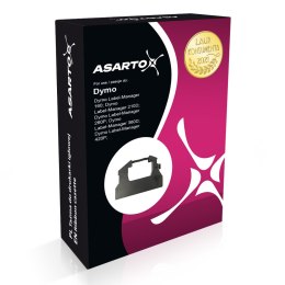 Taśma Asarto do DYMO D12/7/BK/T | S0720500 | black/transparent | 12mm*7m