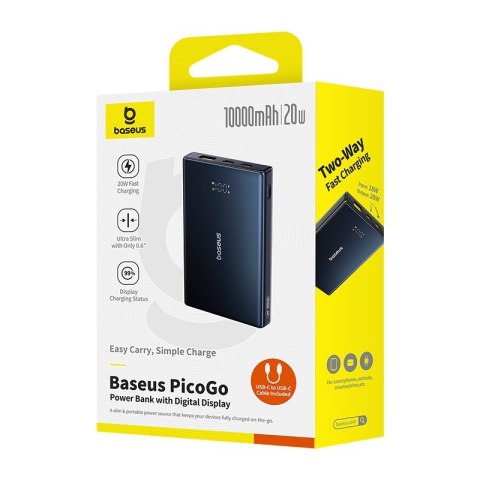 Powerbank Baseus PicoGo 10000mAh (czarny)