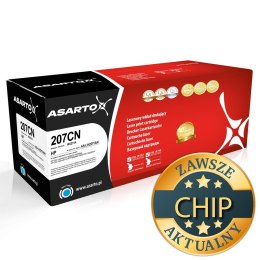 Toner Asarto do HP 207CN | W2211A | 1250 str. | cyan | z chip