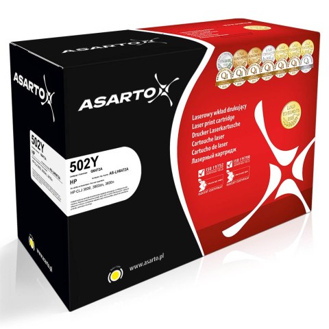 Toner Asarto do HP 502Y | Q6472A | 4000 str. | yellow