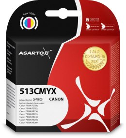 Tusz Asarto do Canon 513CMYX | 2971B001 | 12ml | color