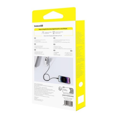 Kabel Baseus Dura 2.4A 1m (czarno-złoty)