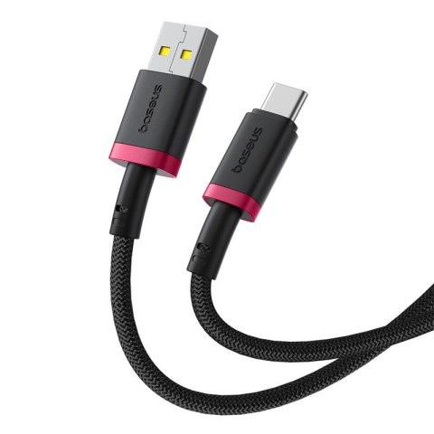 Kabel Baseus Dura USB-Typ C 60W 2m (czerwono-czarny)