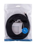 Kabel Lanberg CA-HDMI-21CU-0050-BK (HDMI M - HDMI M; 5m; kolor czarny)